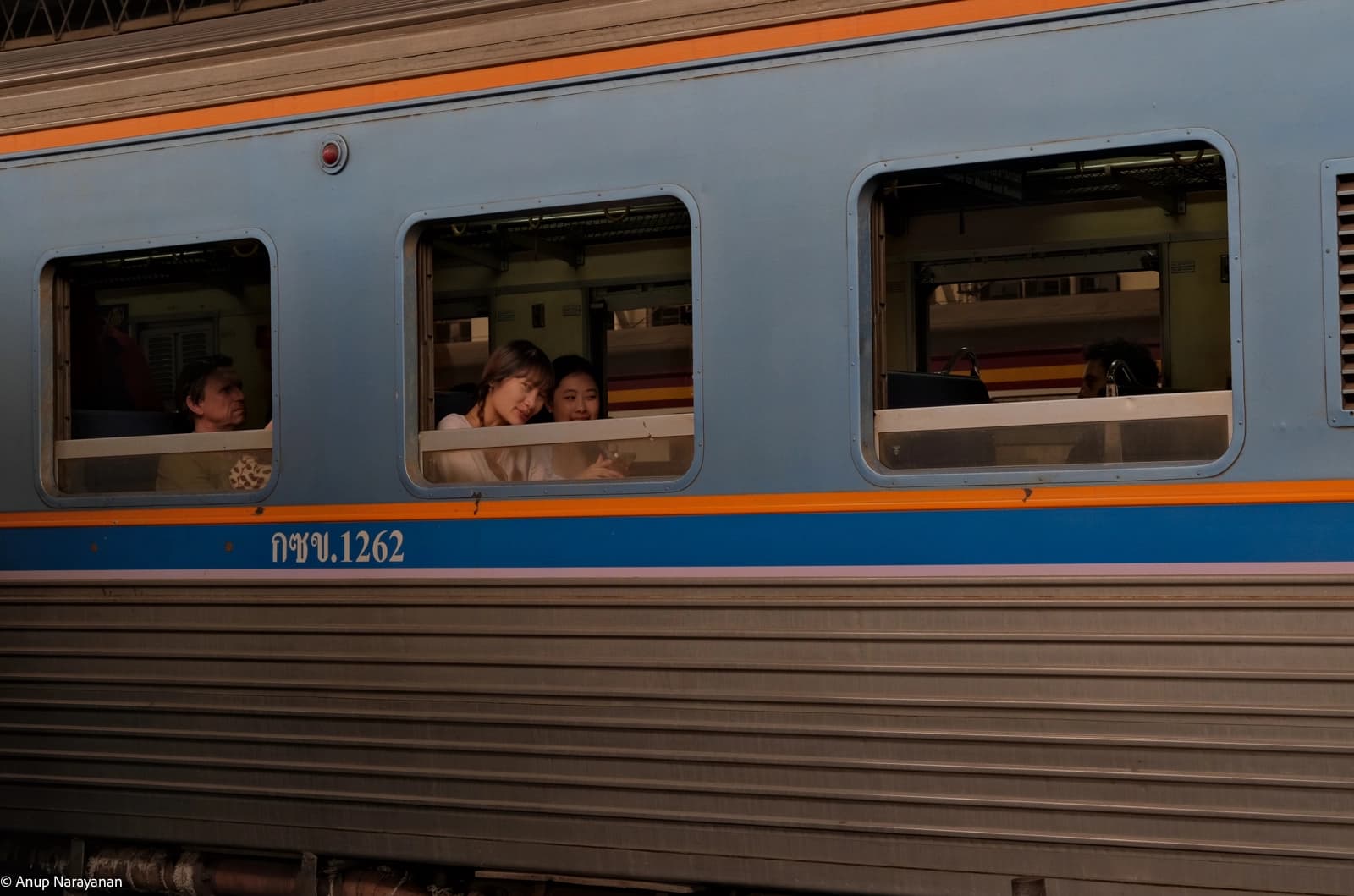 Shy Girl at Hualamphong Station