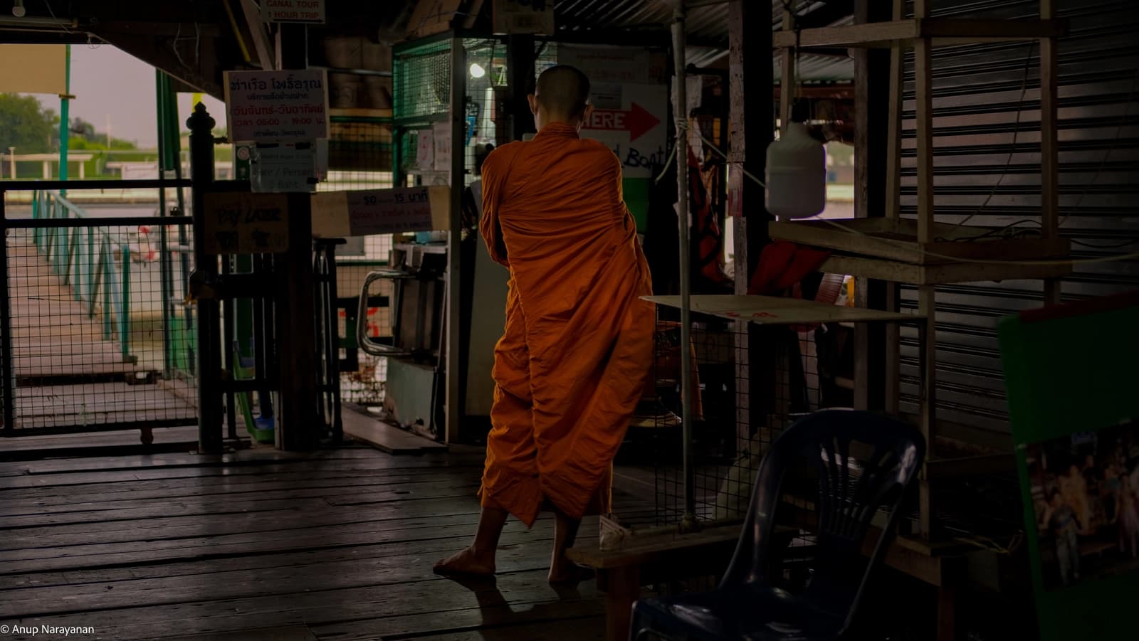 Awaiting the next boat